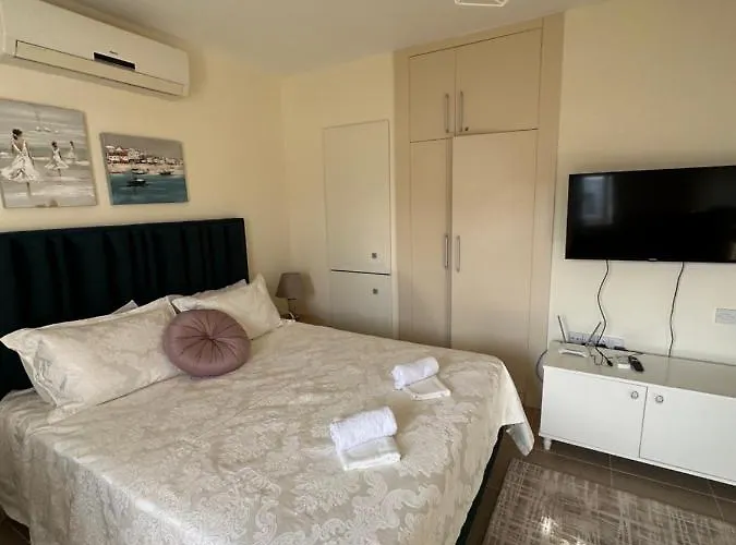 Laura With A View Of The Sea Near The In Northern Cyprus