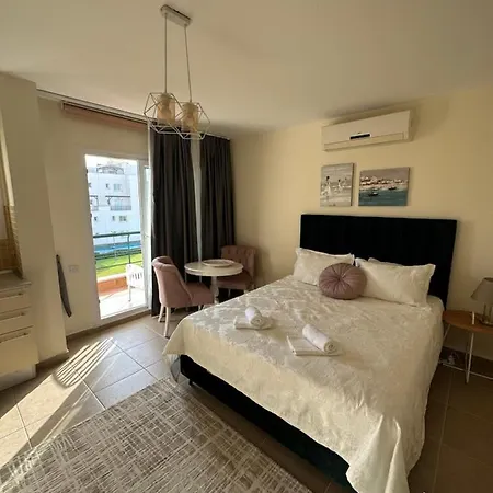 Laura With A View Of The Sea Near The In Northern Cyprus *