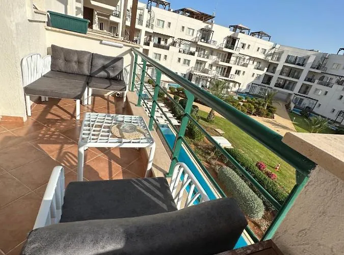 Laura With A View Of The Sea Near The In Northern Cyprus
